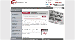 Desktop Screenshot of everyappliancepart.com